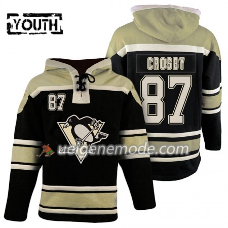 Kinder Eishockey Pittsburgh Penguins Sidney Crosby 87 Schwarz Sawyer Hooded Sweatshirt
